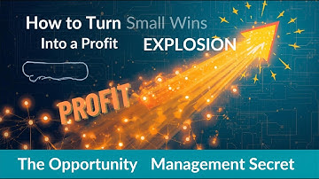 How to Turn Small Wins Into a Profit EXPLOSION (The Opportunity Management Secret)
