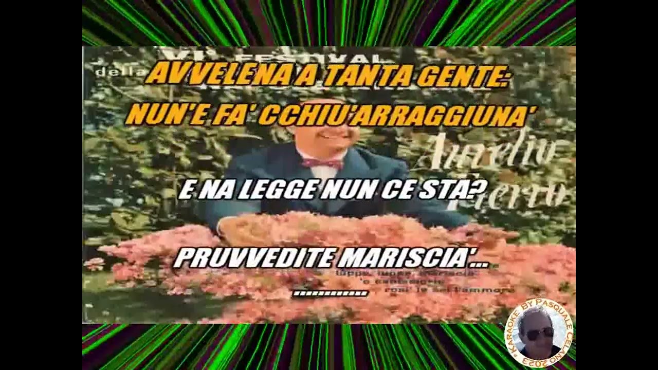Aurelio Fierro  Tuppe tuppe mariscià KARAOKE FAIR USE