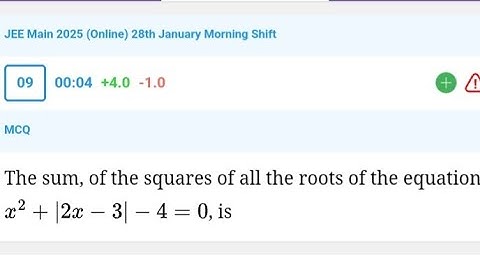 The sum of the squares of all the roots of the equation x²+|2x-3|-4=0 is