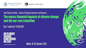 The macro-financial impacts of climate change and the net-zero transition - 19 October