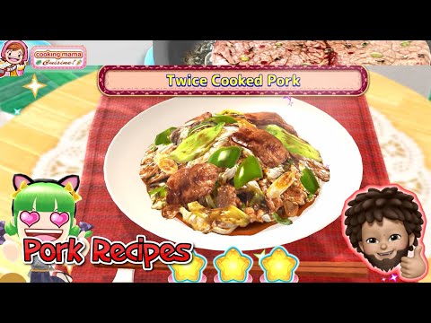 Cooking Mama: Cuisine! - Pork Recipes | Twice Cooked Pork