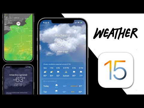 ਆਈਫੋਨ &rsquo;ਤੇ ਨਵੀਂ iOS 15 ਮੌਸਮ ਐਪ