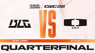 Bilibili Gaming vs Dplus Kia | League of Legends at EWC 26 - Quarterfinal - VOD screenshot 1