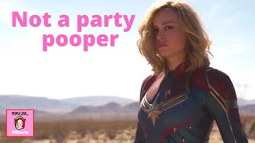 Captain Marvel NOT a party pooper!