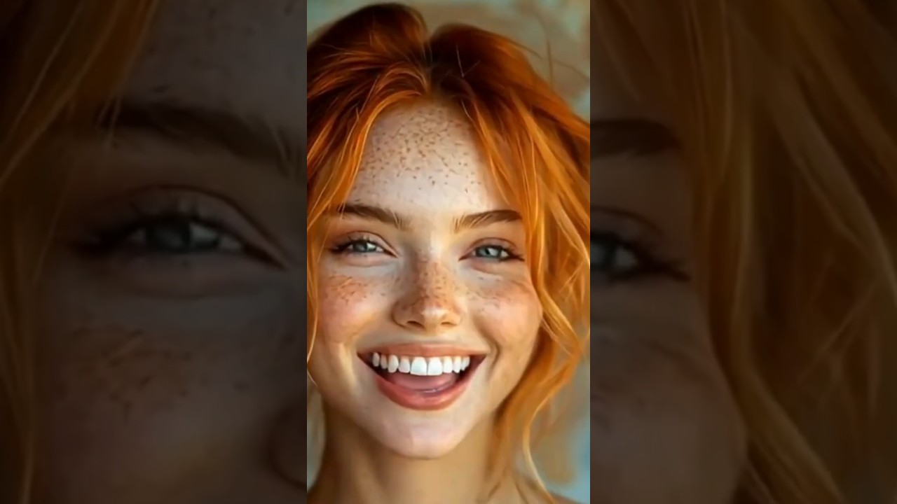 Redhead Photoshoot Short  Ai Generated 