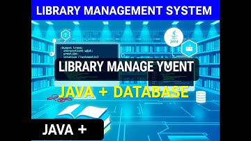 LIBRARY MANAGEMENT SYSTEM JAVA + DATABASE (VIDEO EXPLANATION) EDUCATIONAL PURPOSE ONLY.