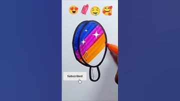 Satisfying Colour🍦😍 #trending #viral #art #youtubeshorts #drawing #viralshorts #satisfying #doms