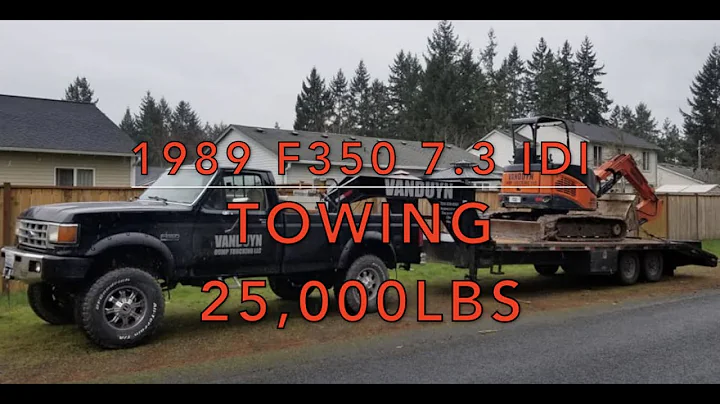 TOWING 25K WITH A 7.3IDI @VBELTandSON