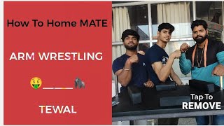 //HOW TO HOME MATE❣️ ARM WRESTLING TABLE SO THANK YOU FOR help ME MY FRIEND and FOR ARM WRESTLER🚨