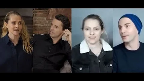 Matthew Goode and Teresa Palmer funny moments @ A ...