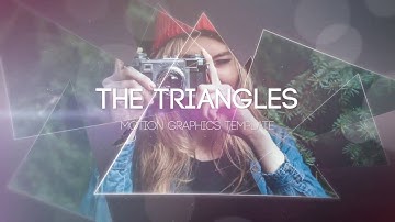 The Triangles After Effects Template