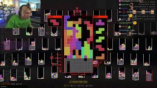 xQc Plays Tetris Online!
