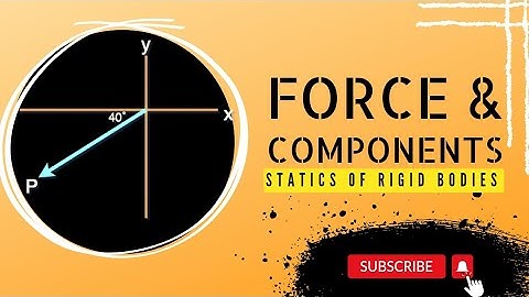 Problem #2 Force and Components| Statics of Rigid Bodies