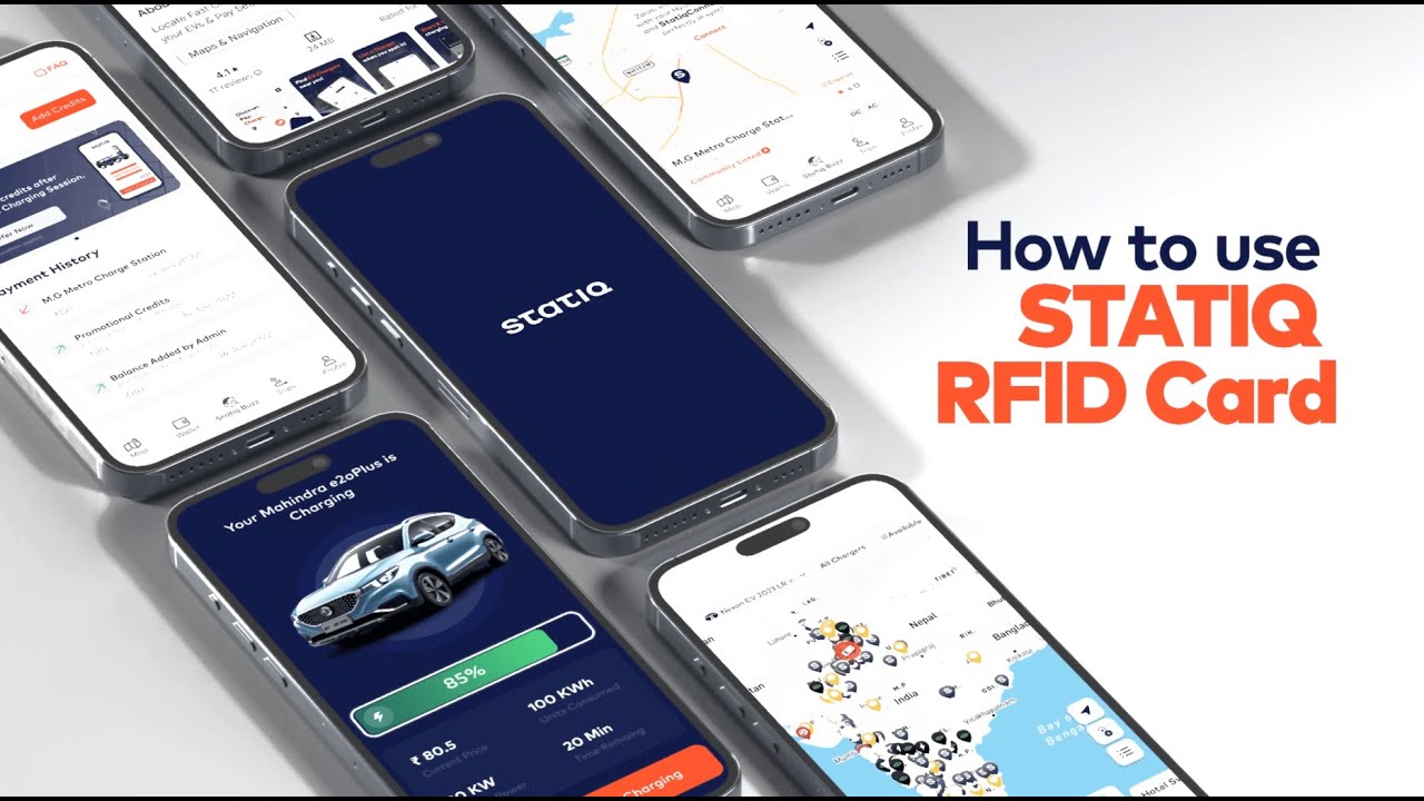 Easy EV Charging Anywhere with Statiq RFID Card | Step-by-Step Guide 