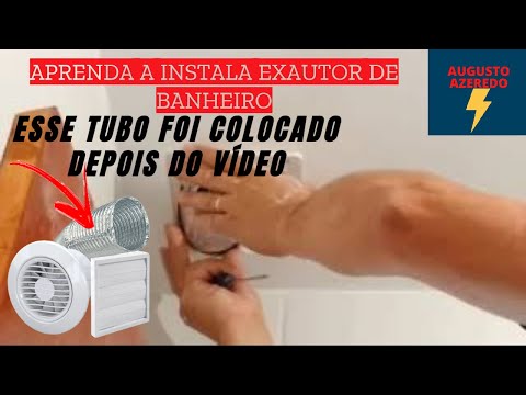 COMO INSTALAR EXAUSTOR DE BANHEIRO