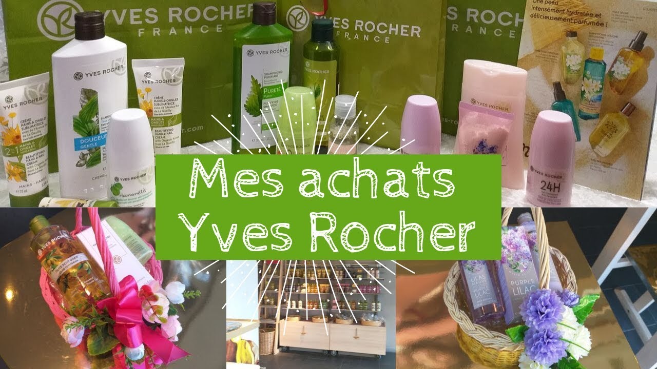 Mes achats Yves Rocher مشترياتي من ايف روشي