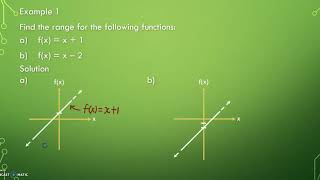 14th video: MAT133 - Range - Example 1