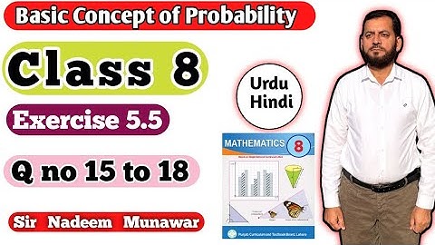 Class 8 Exercise 5.5 Q no 15 to 18  Ex 5.5 SNC Maths PCTB Maths Class 8 Punjab Board Sir Nadeem Muna