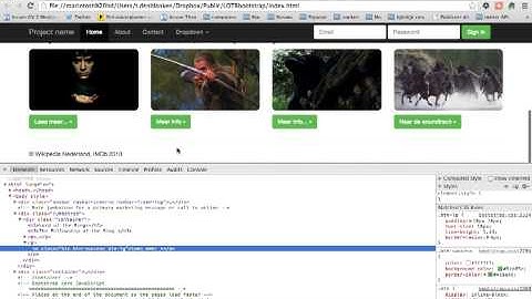 Responsive pagina met Bootstrap 8: knoppen stijlen
