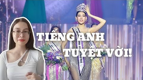 Tiếng Anh của Dịu Thảo - Hoa Hậu Chuyển giới 2023 như thế nào? || #Shorts