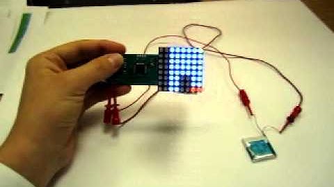 PIC16F1947 RGB LED matrix with 4-bit PWM