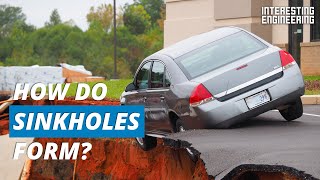 How do sinkholes form?