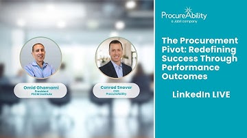 The Procurement Pivot: Redefining Success Through Performance Outcomes