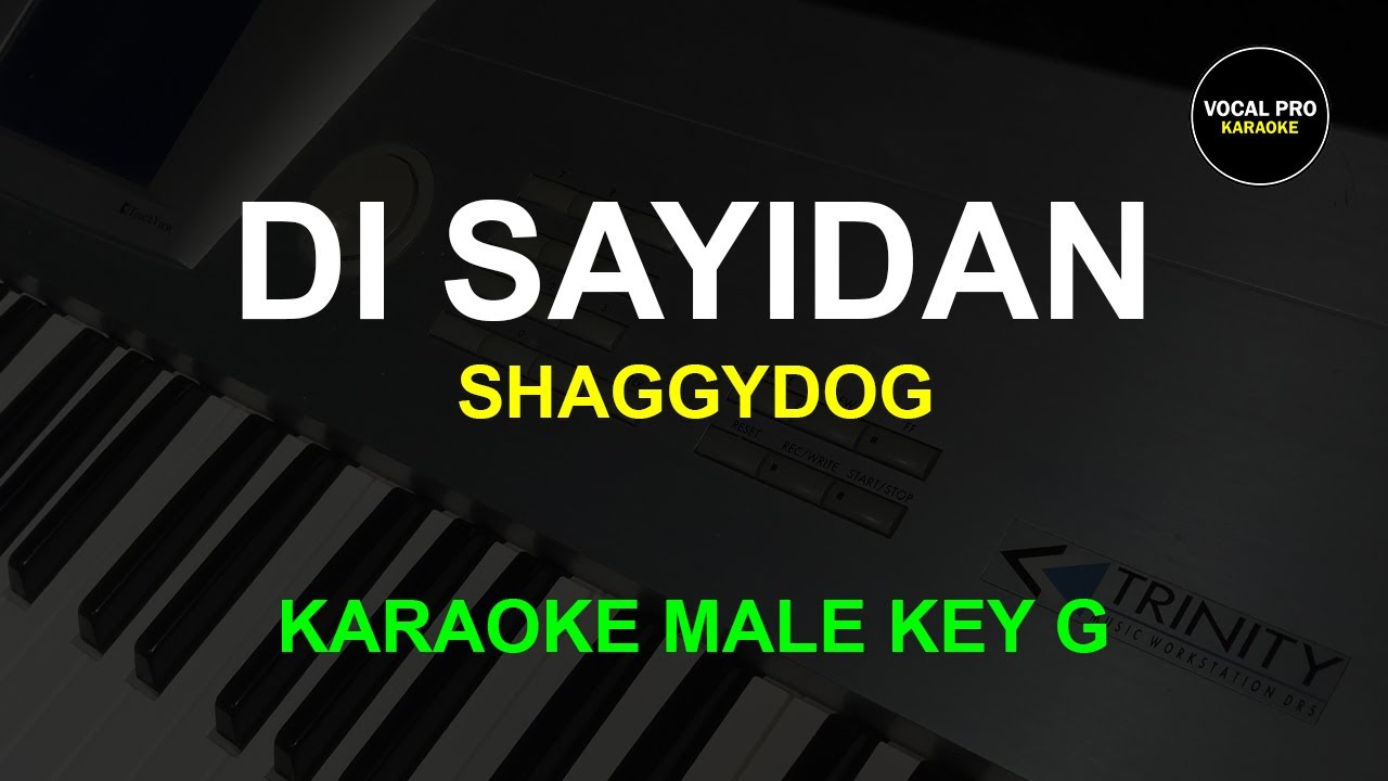 DI SAYIDAN KARAOKE NADA COWOK G | VOCAL PRO KARAOKE | Audio HIGH QUALITY