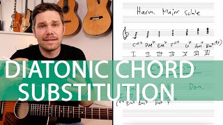 Guitar Lesson  Diatonic Chord Substitution