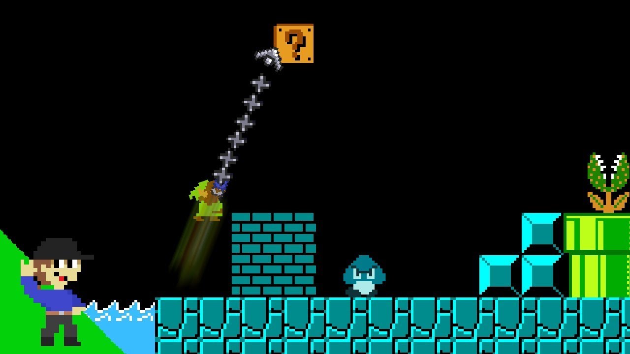 super mario bros u deluxe Link would be OP in Super Mario Bros.