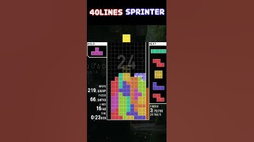 [TETR.IO] SS rank. Just a game of Tetris. 40Lines Sprinter. #313