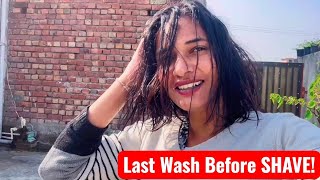 Last Head Wash Before The Headshave Ep.119 अमह Vlogs