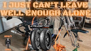 Metzeler Cruistec tires for the Softail Springer