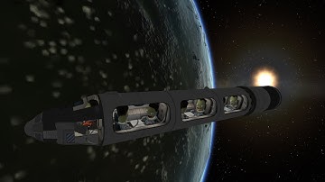 [KSP] 15 Ferry six tourists safely on orbit around Kerbin