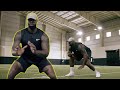 O-Line Drills with Tyron Smith to Improve Run Blocking, Footwork & Pass Pro!