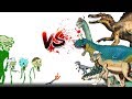 Dinosaurs Cartoon | Jurassic World Dinosaurs VS Zombie