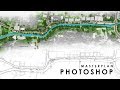 Master plan rendering tutorial  Photoshop   architecture