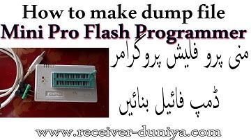 HOW TO MAKE DUMP FILE IN MINI PRO tl866CS | HOW TO USE MINI PRO