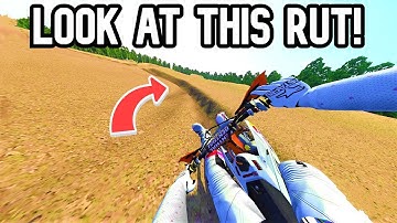 I MADE MY OWN RUTS AND IT IS SO FUN IN MX BIKES!