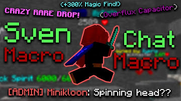 Auto Chat Sven Macroer?? | Minute Macro | Hypixel Skyblock