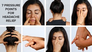 7 Pressure Points To Relieve Your Headache Resimi