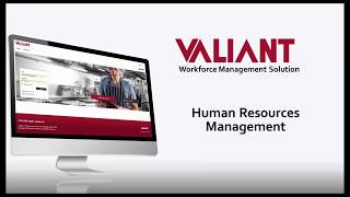 Valiant Human Resources Management Software