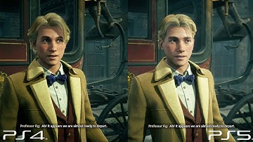 Hogwarts Legacy PS4 vs PS5 Comparison Gameplay