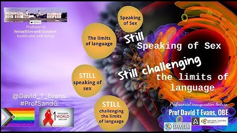 Professorial inauguration  - lecture