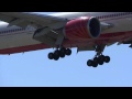 Air India Boeing 777-337/ER Landing Runway 28 at Chicago O&#39;Hare as AIC #127