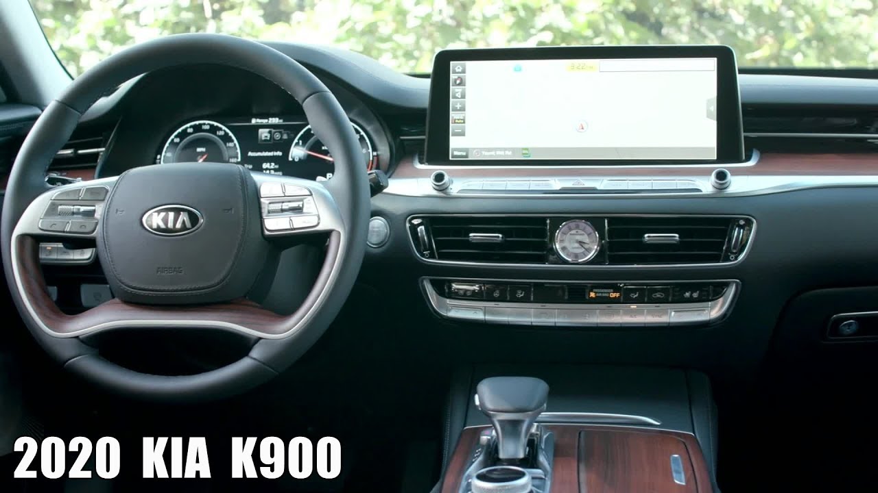 2020 Kia K900 Luxury Interior Digital Displays