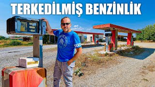 Abandoned Gas Station. MERCEDES IN A HALLOWEEN