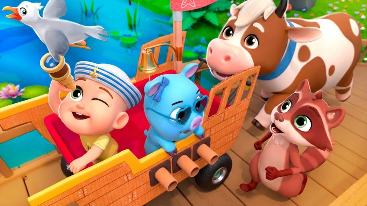 🚤 Row Row Row Your Boat | Classic Nursery Rhyme for Babies & Toddlers | Fun Sing-Along Song 🎵👶💖