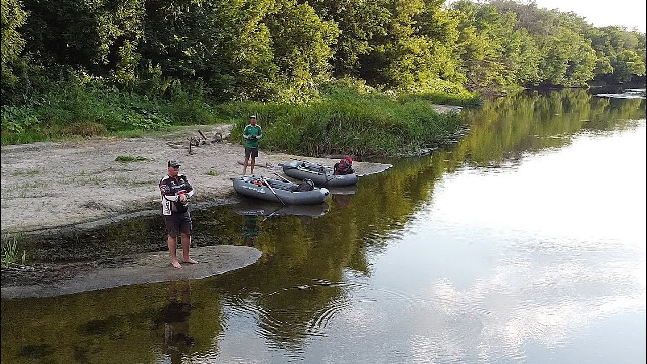 сплав рыбалка по реке на лодке видео