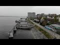 Самарский речной вокзал  / половодье / Samara / Russia